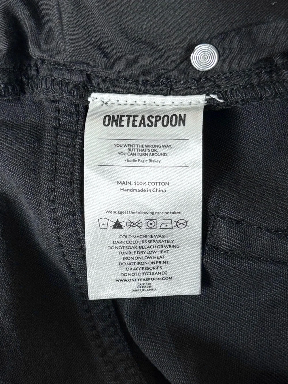 FREE PEOPLE ONE TEASPOON Low Rise Long Length Festival Boyfriend Denim Shorts 24